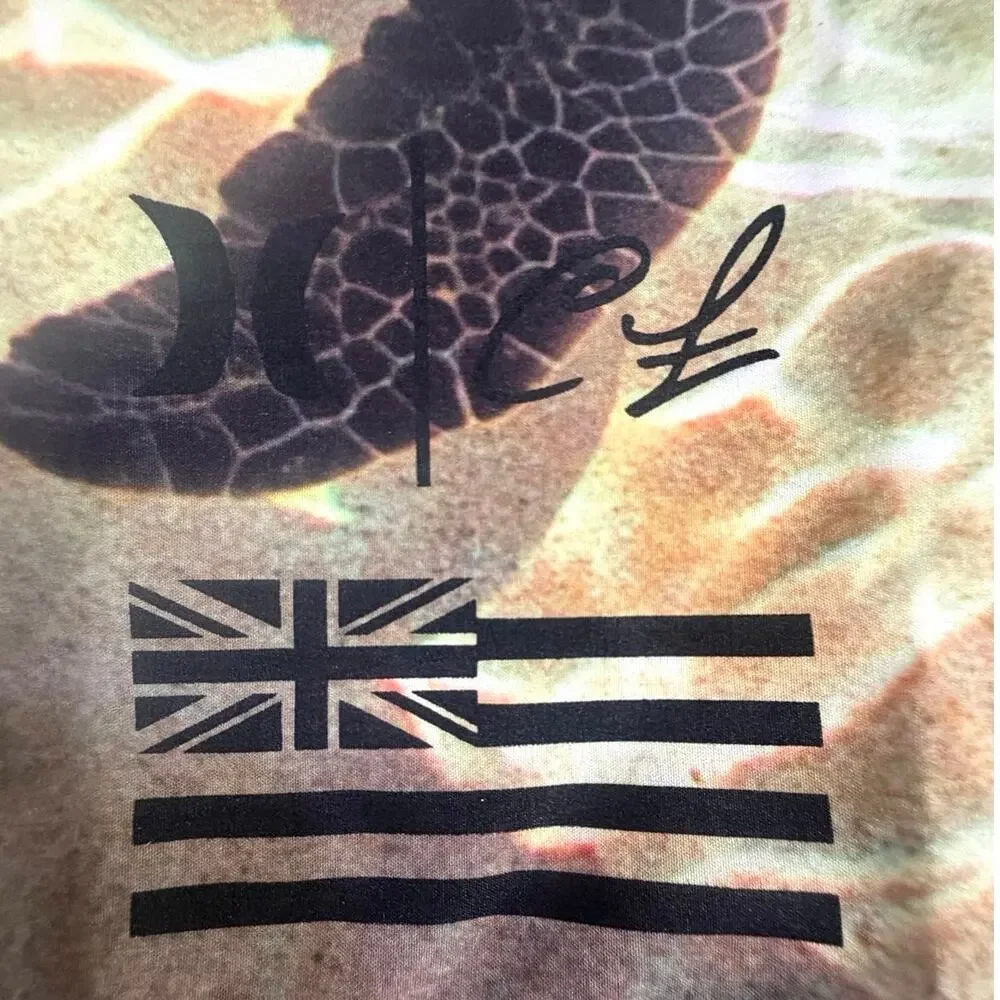 Hurley Phantom Clark Little Sea Turtle Board Shorts Mens SZ 32 Swim Trunks Beach